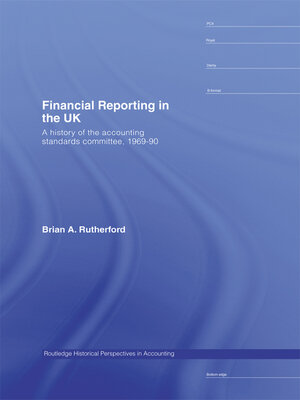 cover image of Financial Reporting in the UK